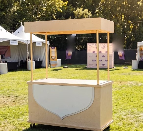Birch sign-header cart