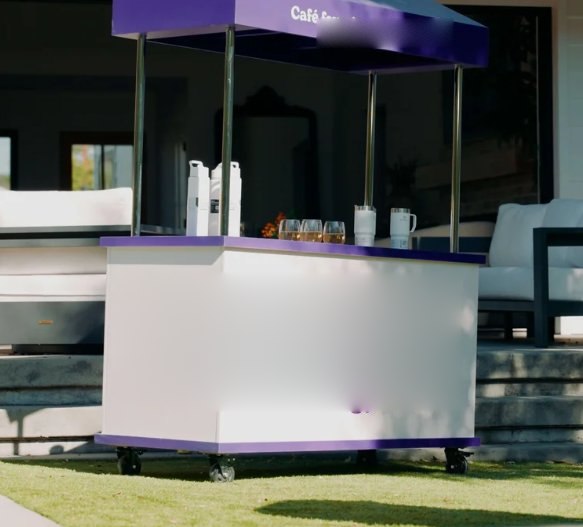 Purple header cart
