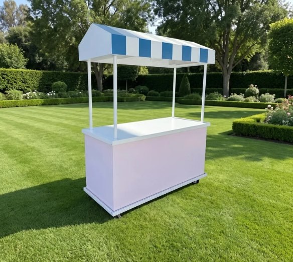 Striped Awning Cart